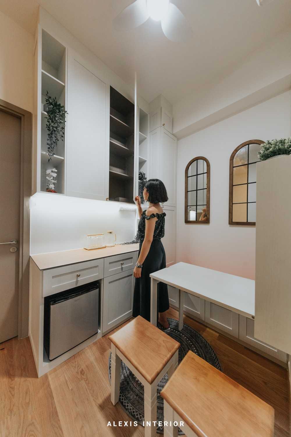 Contemporary Pantry with Tableware and Drinkware