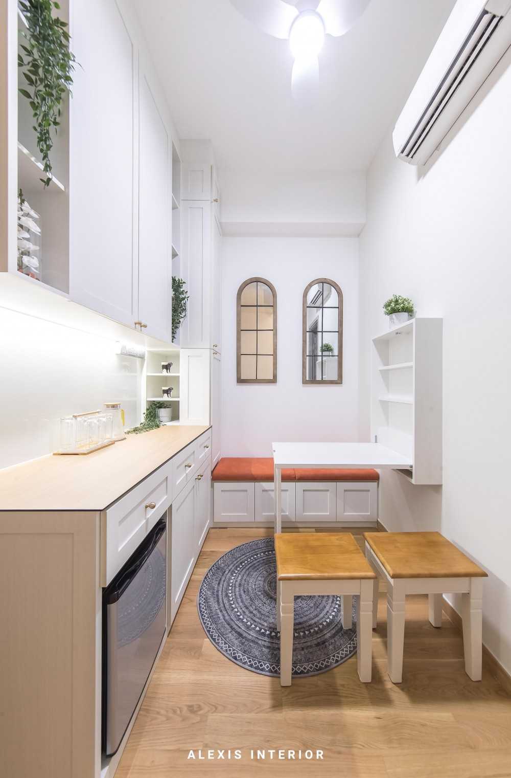 Contemporary Pantry with Tableware and Drinkware