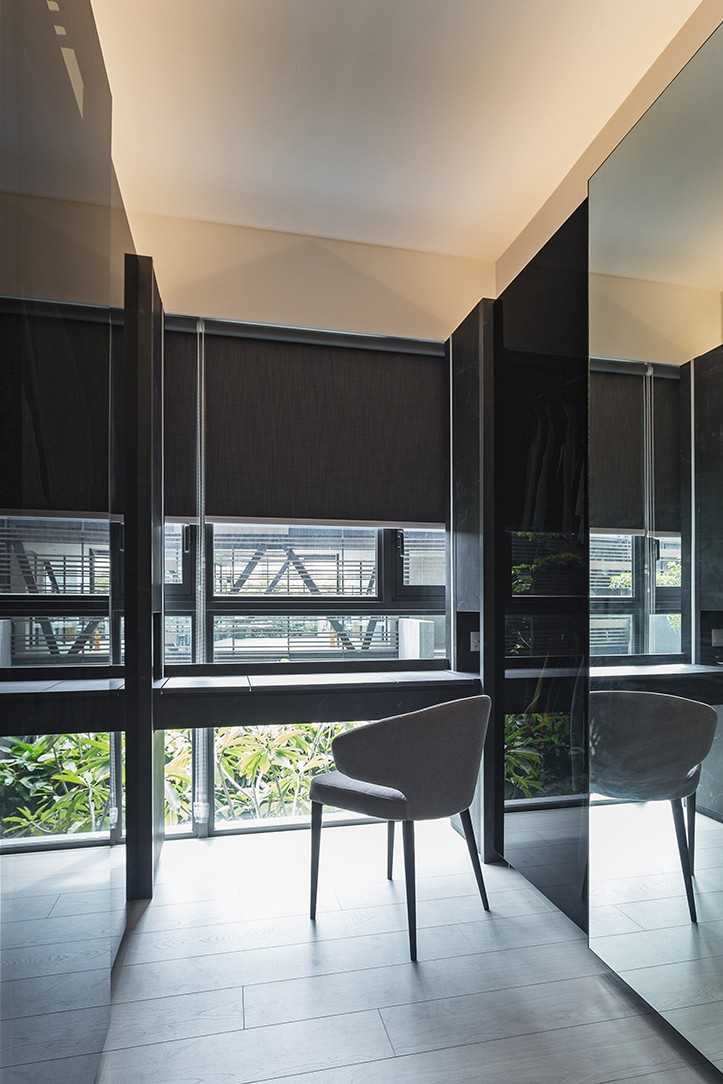 Industrial Home Office with Desk and Desk Chairs