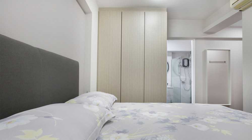 Modern Bedroom with Wardrobe and Closet