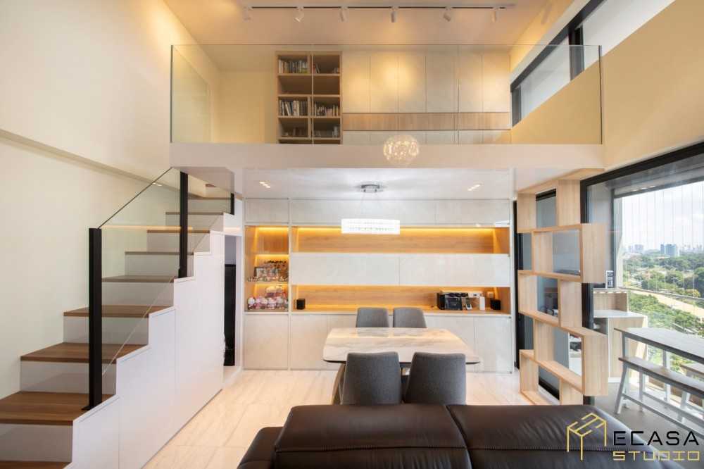 Modern Living Room with Sofa and Lighting