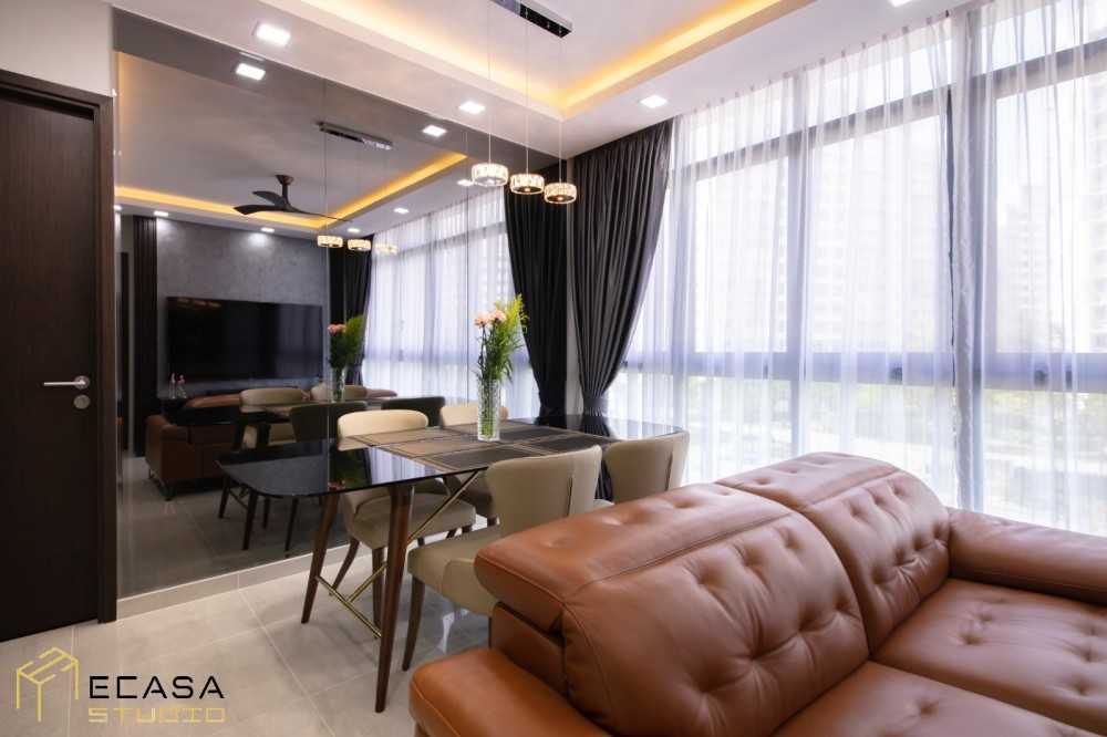 Modern Dining Room with Dining Table and Dining Chairs