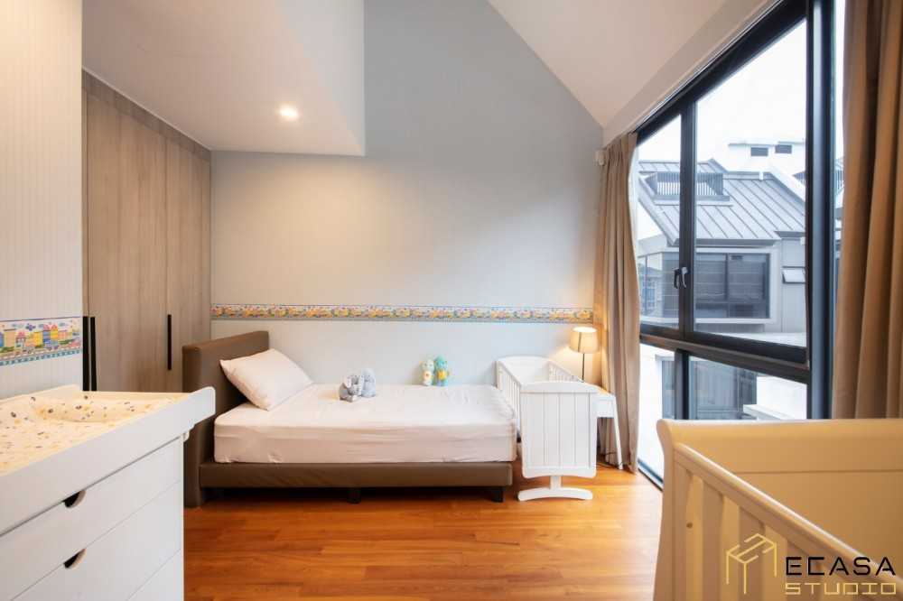Modern Kids Room with Children's Accessories and Bed