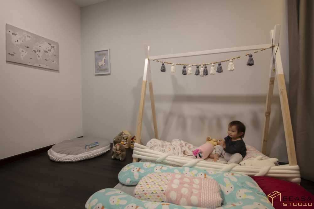 Modern Kids Room with Children's Storage and Bed