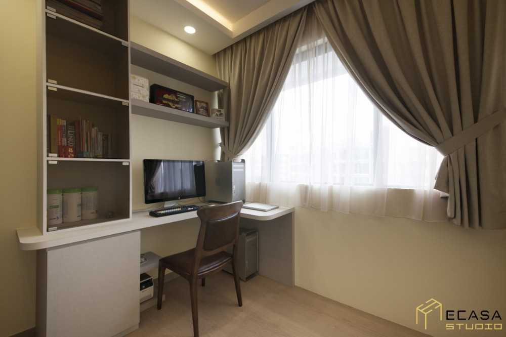 Modern Study with Desk and Desk Chairs