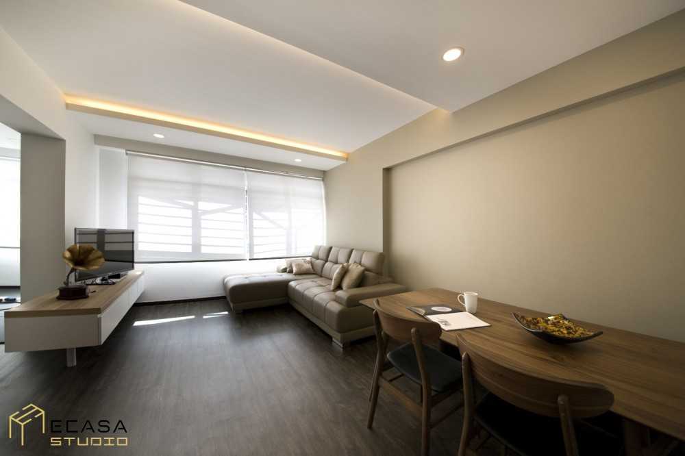 Modern Living Room with Sofa and TV