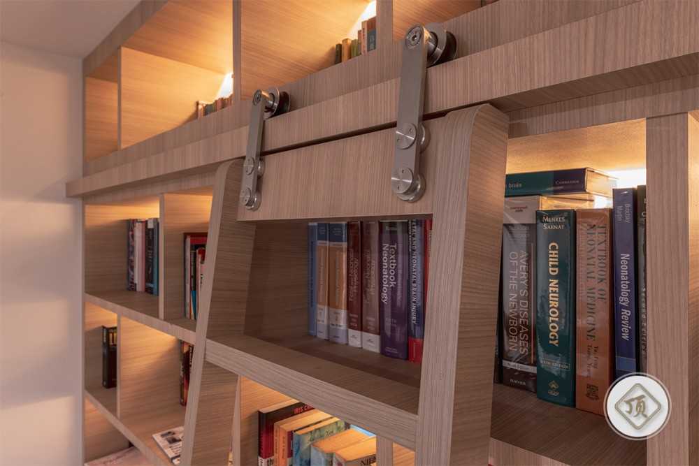 Contemporary Mezzanine with Loft and Bedside Table