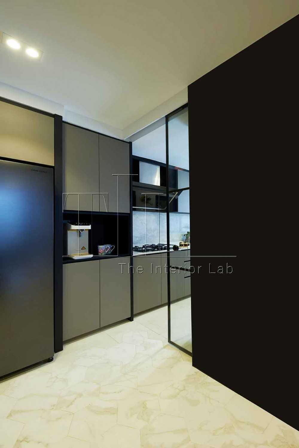 Asian Kitchen with Kitchen Window and Kitchen Backsplash