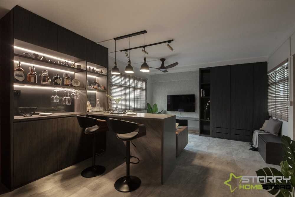 Modern Living Room with Settee and TV Console