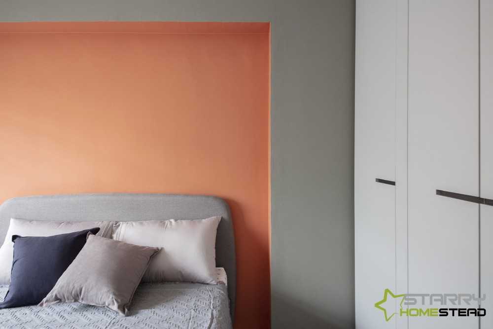 Modern Bedroom with Wardrobe and Queen Bed