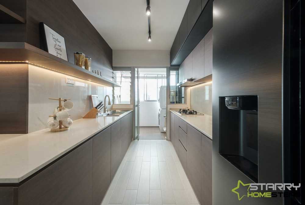 Modern Kitchen with Countertop and Kitchen Tap