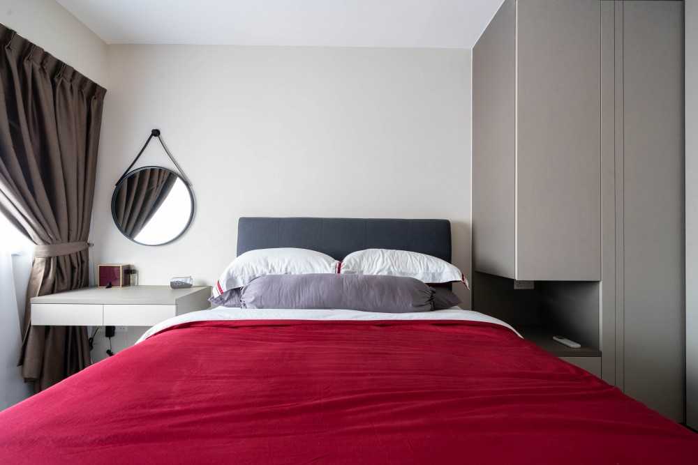 Modern Bedroom with Wardrobe and Sideboard