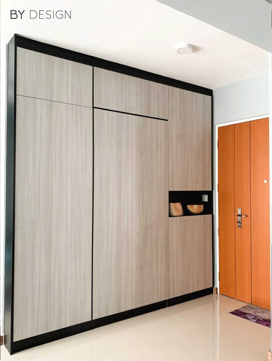 Modern Entryway with Storage Cabinets and Shoe Cabinets