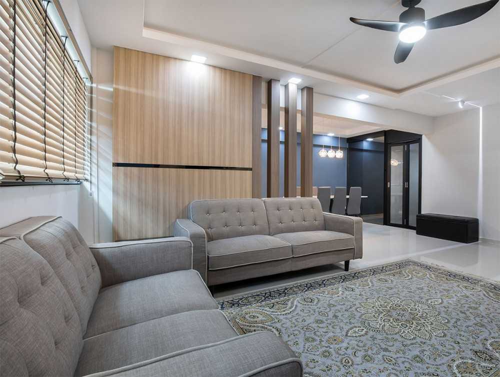 Modern Living Room with Sofa and 3 Seater Sofa