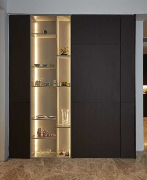 Scandinavian Entryway with Small Storage and Shoe Cabinets