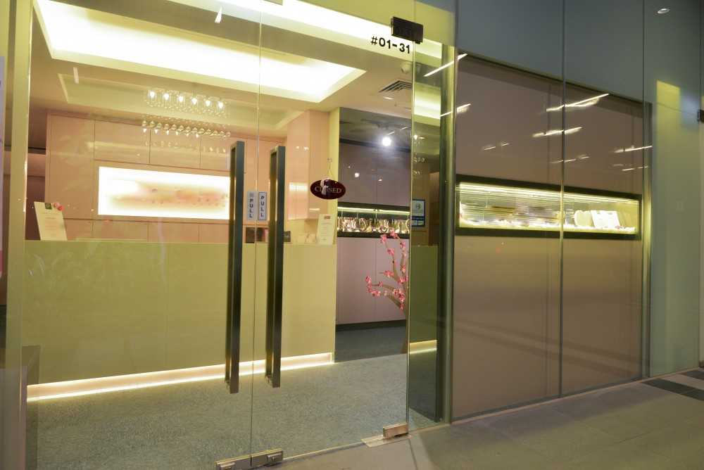 Contemporary Foyer with Feature Wall and Artwork