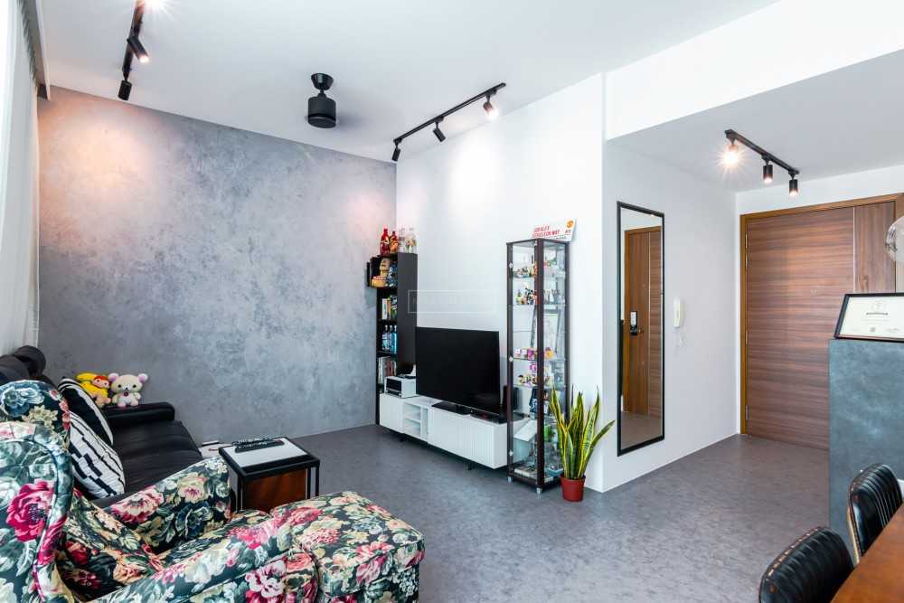 Industrial Living Room at 73 Yishun Ave 11 (The Canopy) by 9 Creation