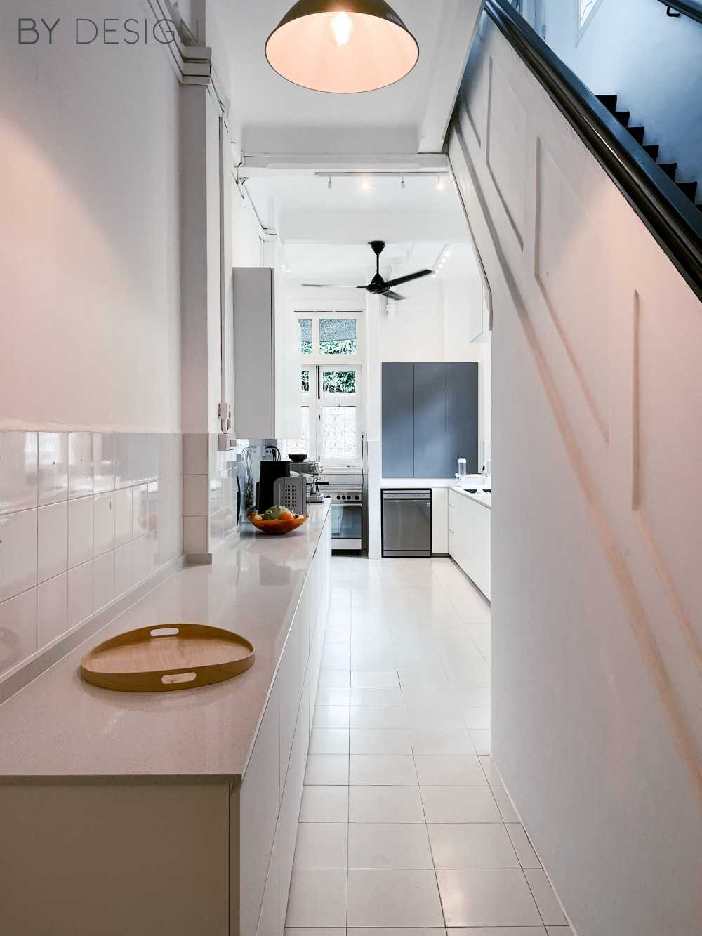 Modern Kitchen with Countertop and Kitchen Accessories