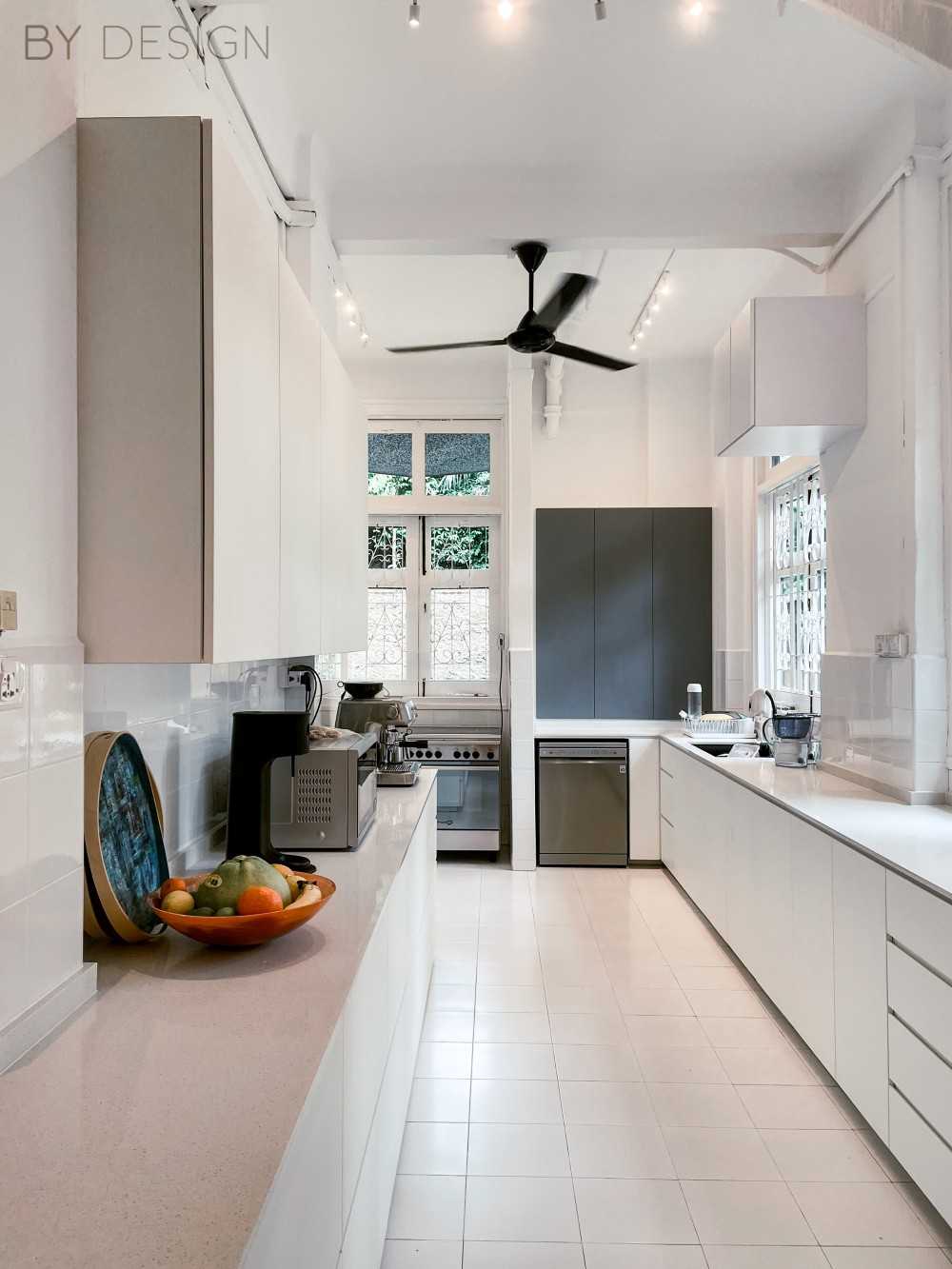 Modern Kitchen with Countertop and Kitchen Accessories