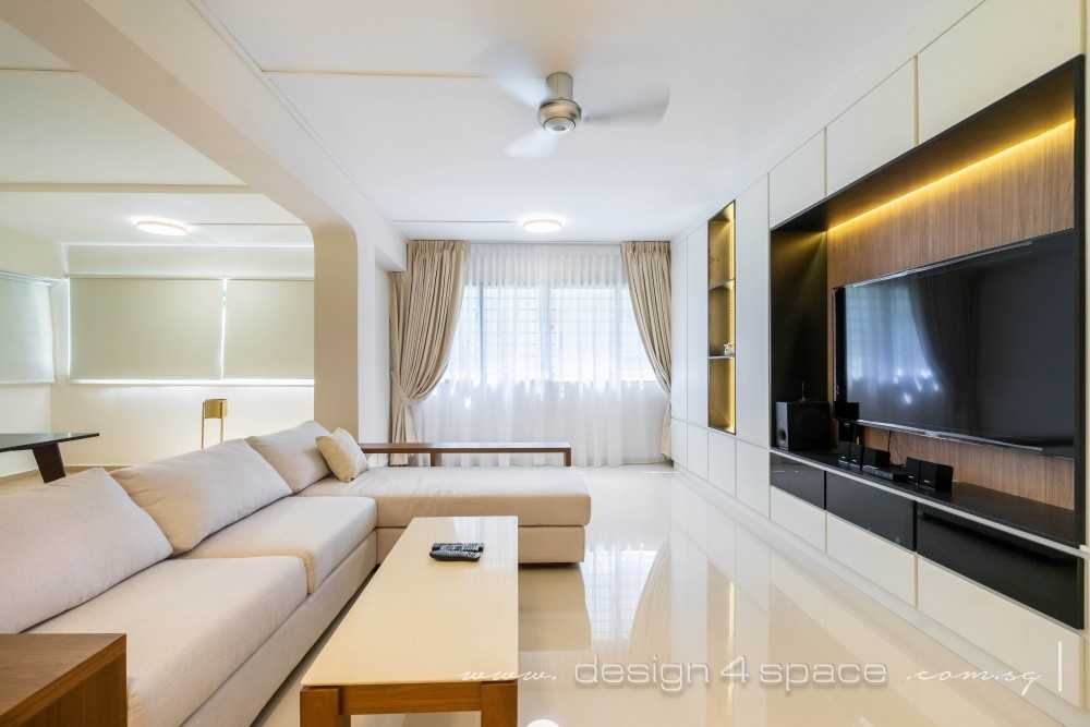 Contemporary Living Room with Sofa and Coffee Table