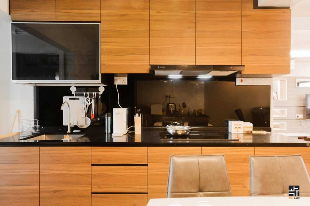 Industrial Kitchen with Countertop and Kitchen Backsplash