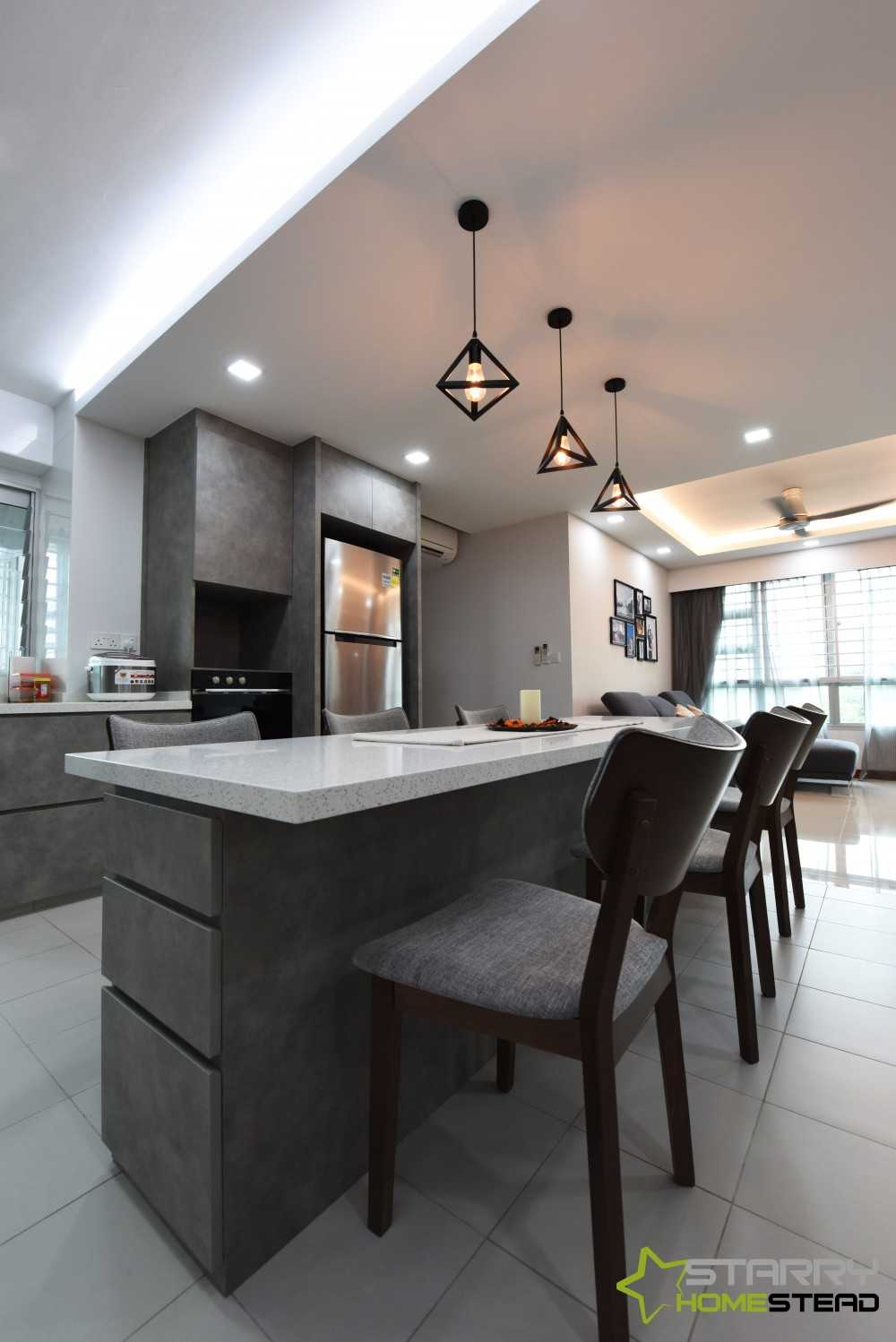 Scandinavian Dining Room with Dining Table and Dining Chairs