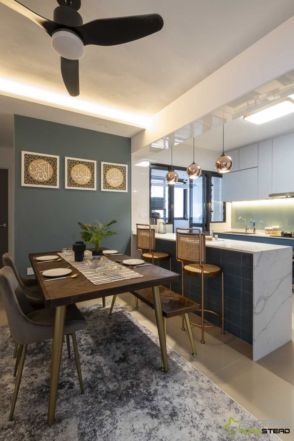 Modern Dining Room with Dining Table and Dining Chairs