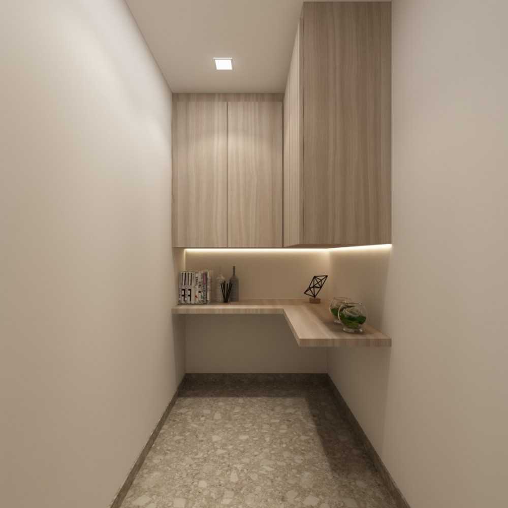 Contemporary Kids Room with Platform Bed and Children's Storage