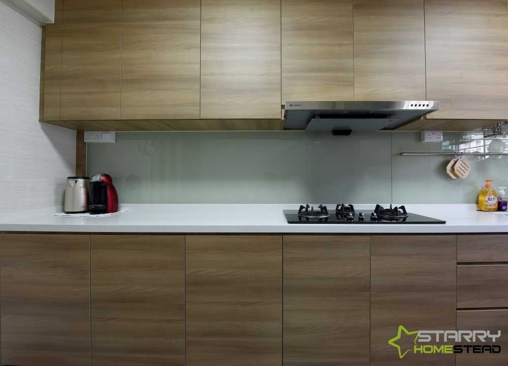 Industrial Kitchen with Countertop and Kitchen Accessories