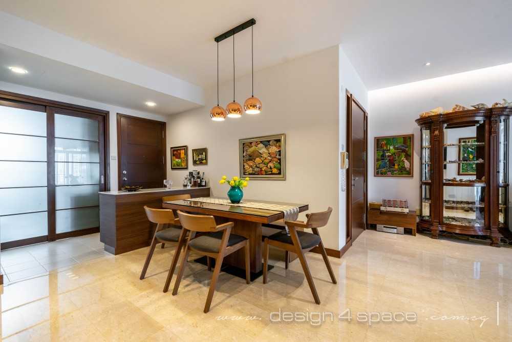 Contemporary Dining Room with Drop Light and Ceiling Light