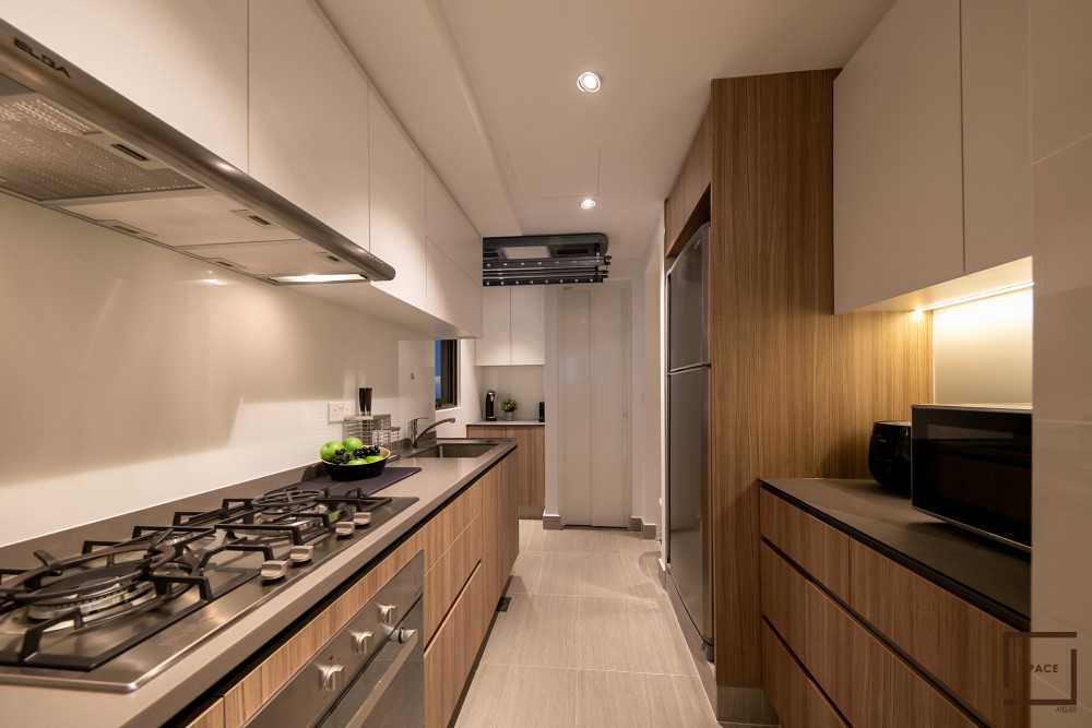 Modern Kitchen with Kitchen Accessories and Kitchen Tap