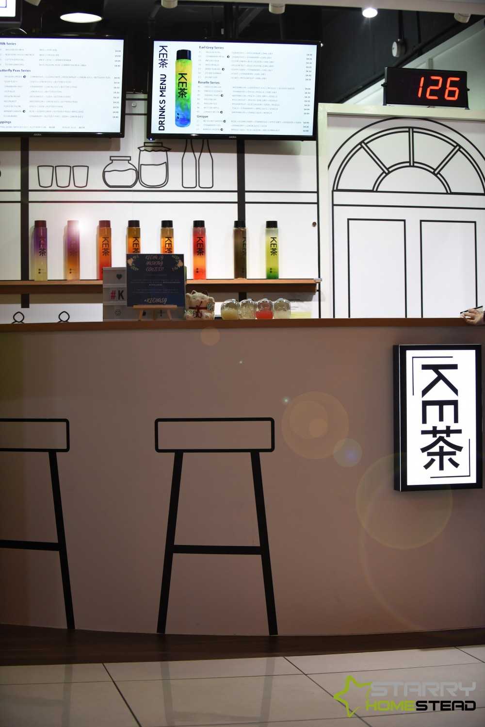 Scandinavian Shopfront with Bar Counter and TV