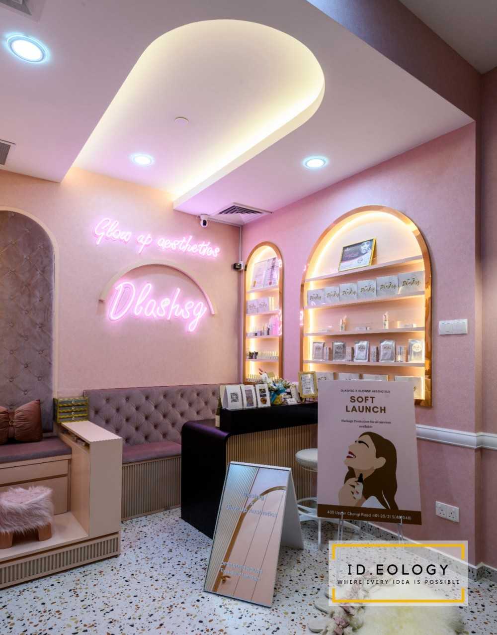 Country Retail with Bookshelf and Wall Shelves