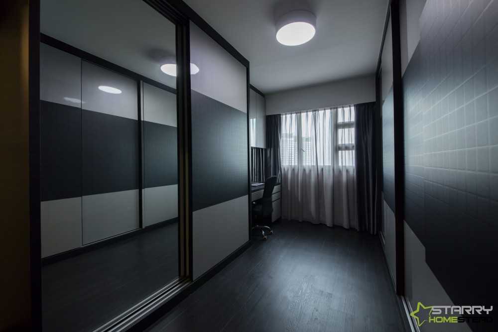 Modern Study with Wardrobe and Sliding Wardrobe