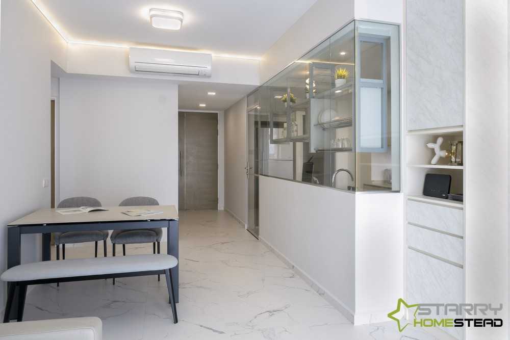 Modern Dining Room with Dining Table and Dining Chairs