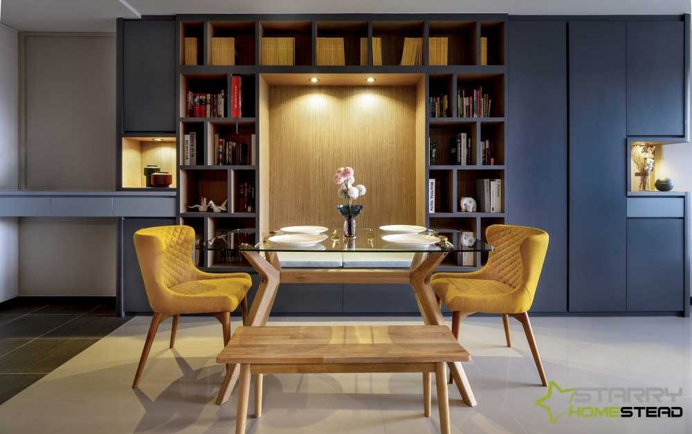 Eclectic Dining Room with Dining Table and Dining Chairs