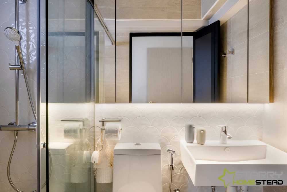Eclectic Bathroom with Mirror and Bathroom Mirrors
