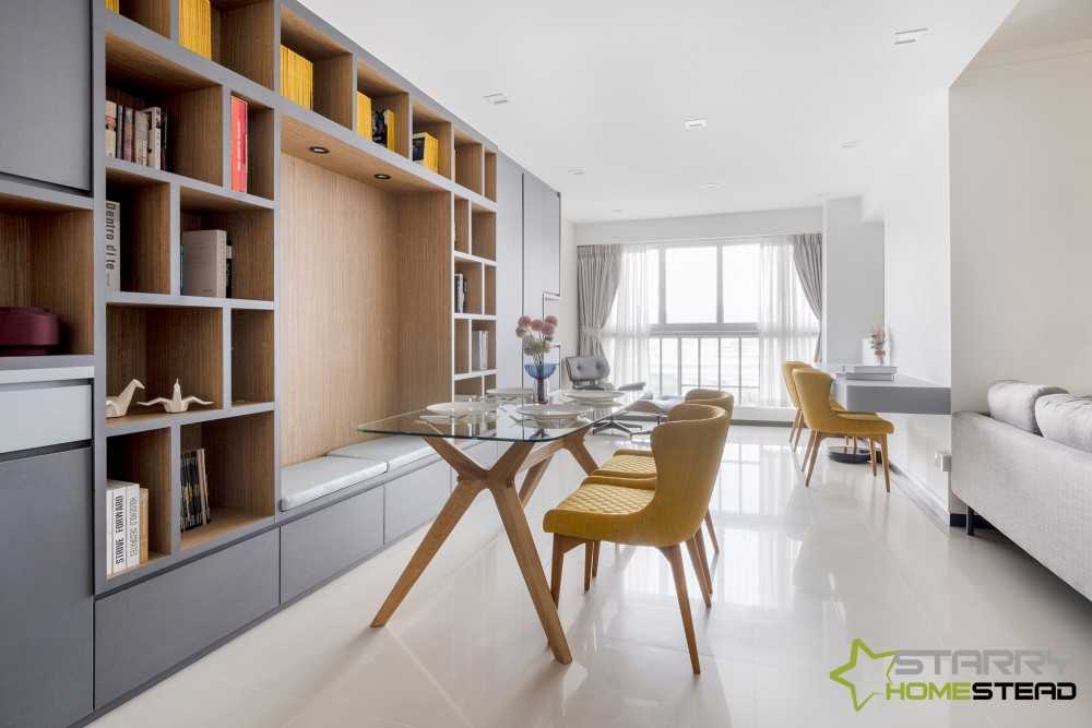 Eclectic Dining Room with Dining Table and Dining Chairs