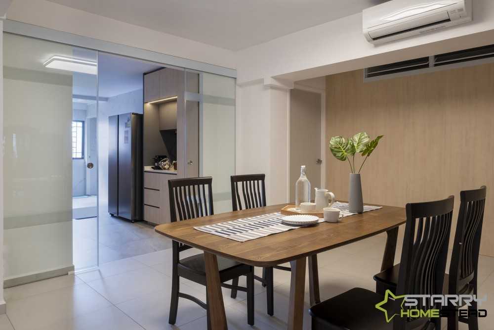 Modern Dining Room with Dining Table and Dining Chairs