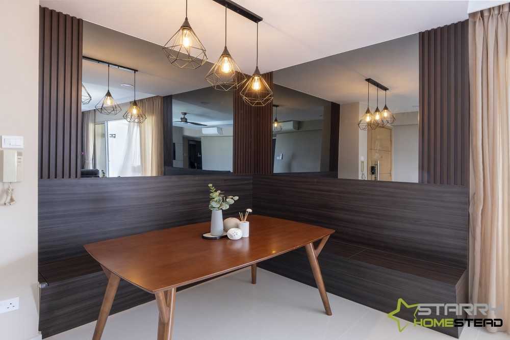 Modern Dining Room with Dining Table and Dining Chairs