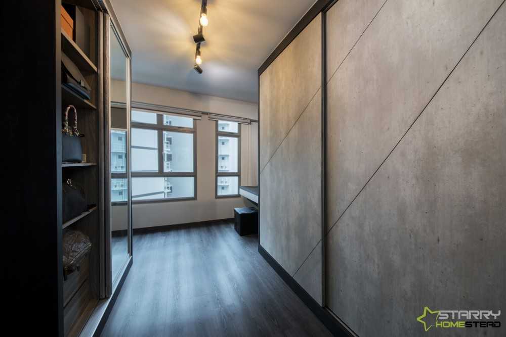 Modern Bedroom with Wardrobe and Sliding Wardrobe