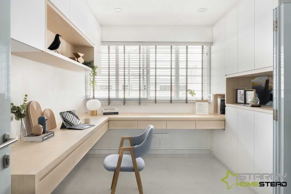 Scandinavian Study with Desk and Office Chair