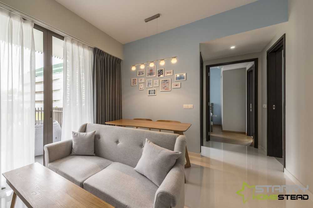 Scandinavian Living Room with Sofa and Coffee Table