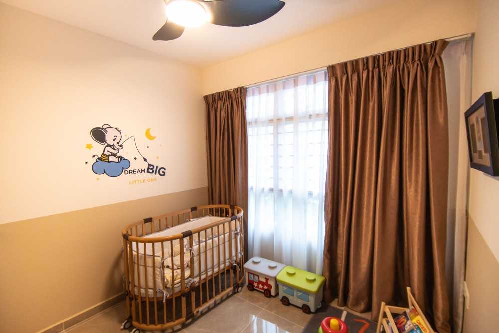 Vintage Kids Room with Toys and Children's Storage