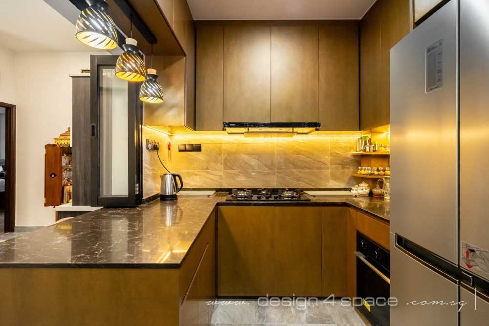 Contemporary Kitchen with Kitchen Window and Kitchen Island