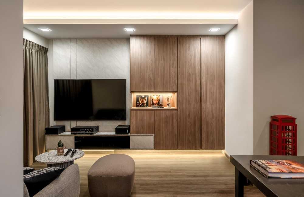 Modern Living Room with Sofa and Coffee Table
