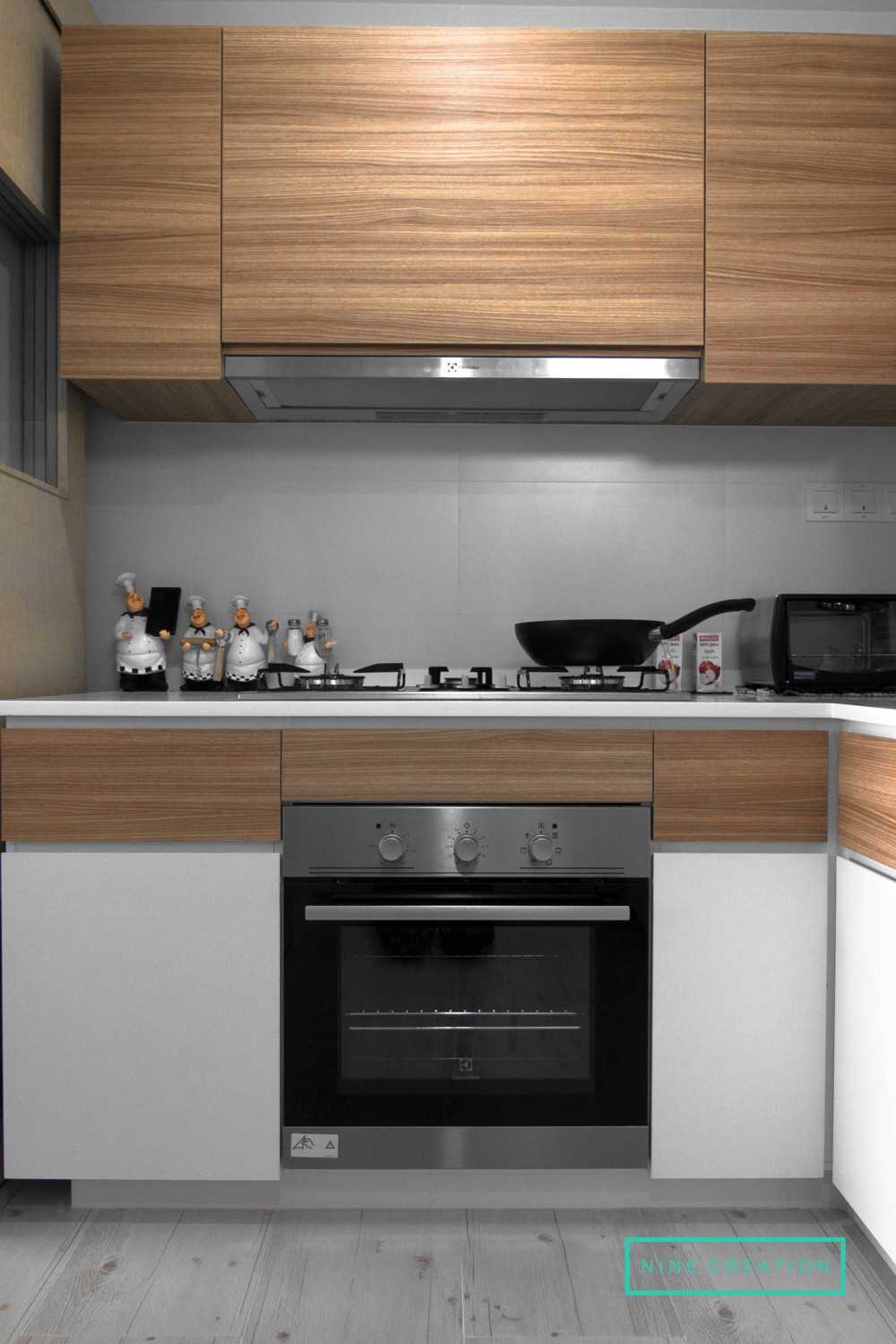 Modern Kitchen with Countertop and Vinyl Flooring