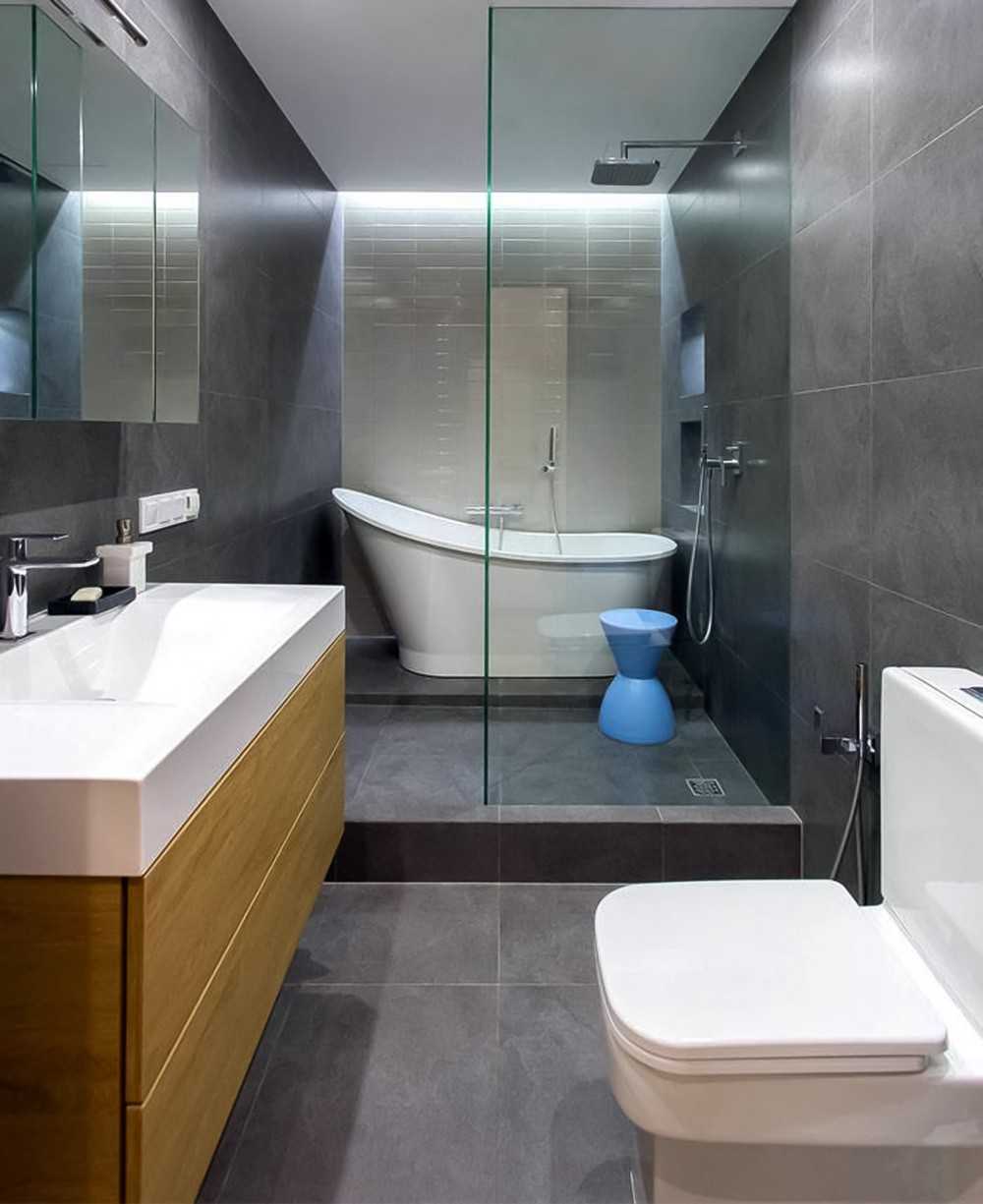 Contemporary Gaming Room with Glass Door and Vanity Counter