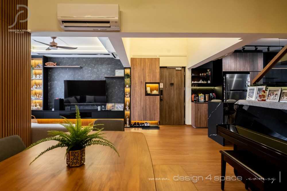 Modern Dining Room with Dining Table and Dining Chairs