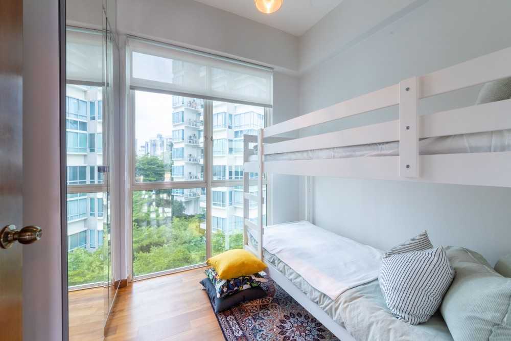 Contemporary Kids Room with Wardrobe and Sliding Wardrobe